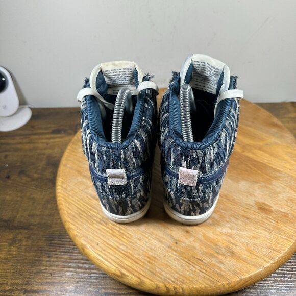 Nike Dunk Sky Hi Armory Navy Blue Women's Size 7 Shoe‎ Sneakers 585560-100 - Picture 4 of 8